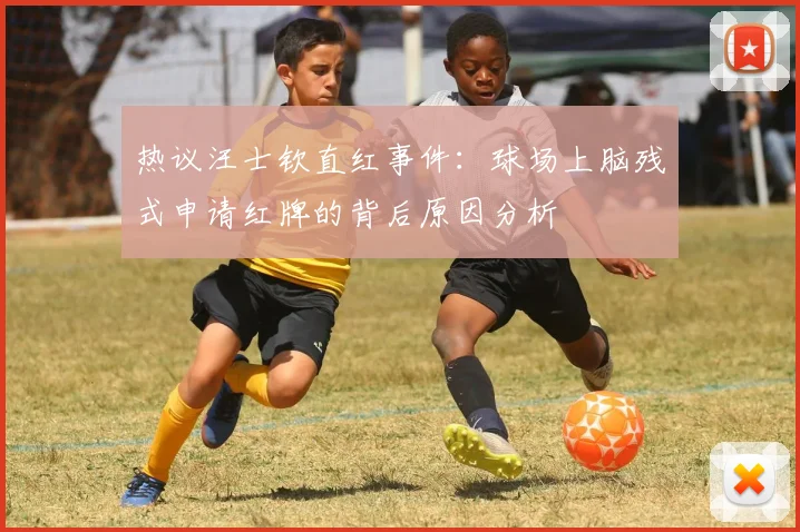 热议汪士钦直红事件：球场上脑残式申请红牌的背后原因分析